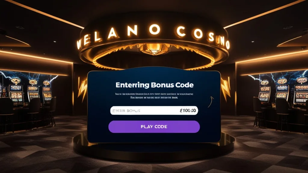 Neuer Spieler trägt einen Bonus-Code im Casino ein