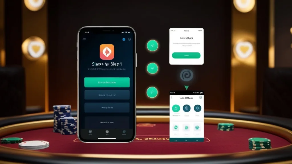 Schrittweise Installation der Thorfortune App auf einem Mobilgerät